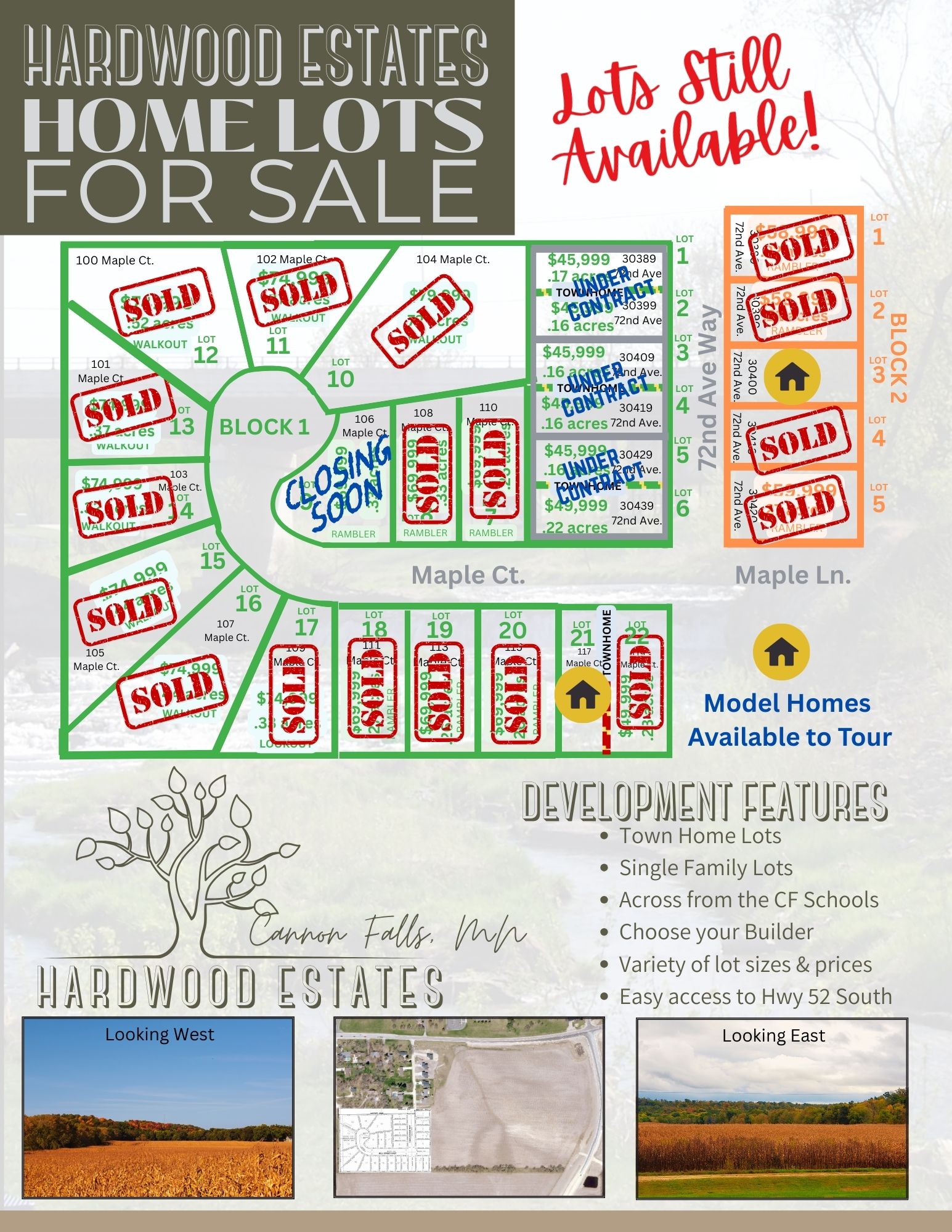 Hardwood Estates 2nd Subdivision Flyer 2026