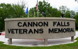 Cannon Falls Veteran's Memorial Sign