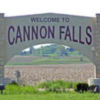 Welcome to Cannon Falls sign