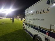 Cannon Falls Ambulance at local football game