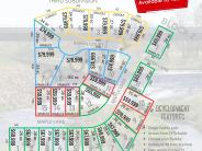 Hardwood Estates 3rd subdivision Plat of lots and prices sold or available