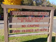 Riverside Park Sign