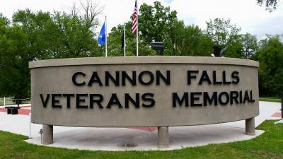 Cannon Falls Veteran's Memorial Sign